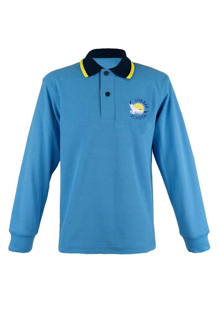 Torbay School Polo Light Blue