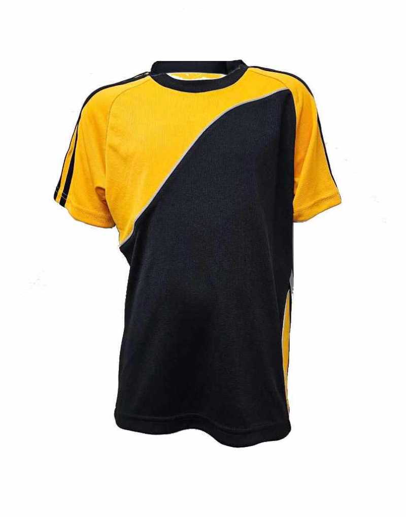 Torbay School Sports Tee Black/Gold Kids